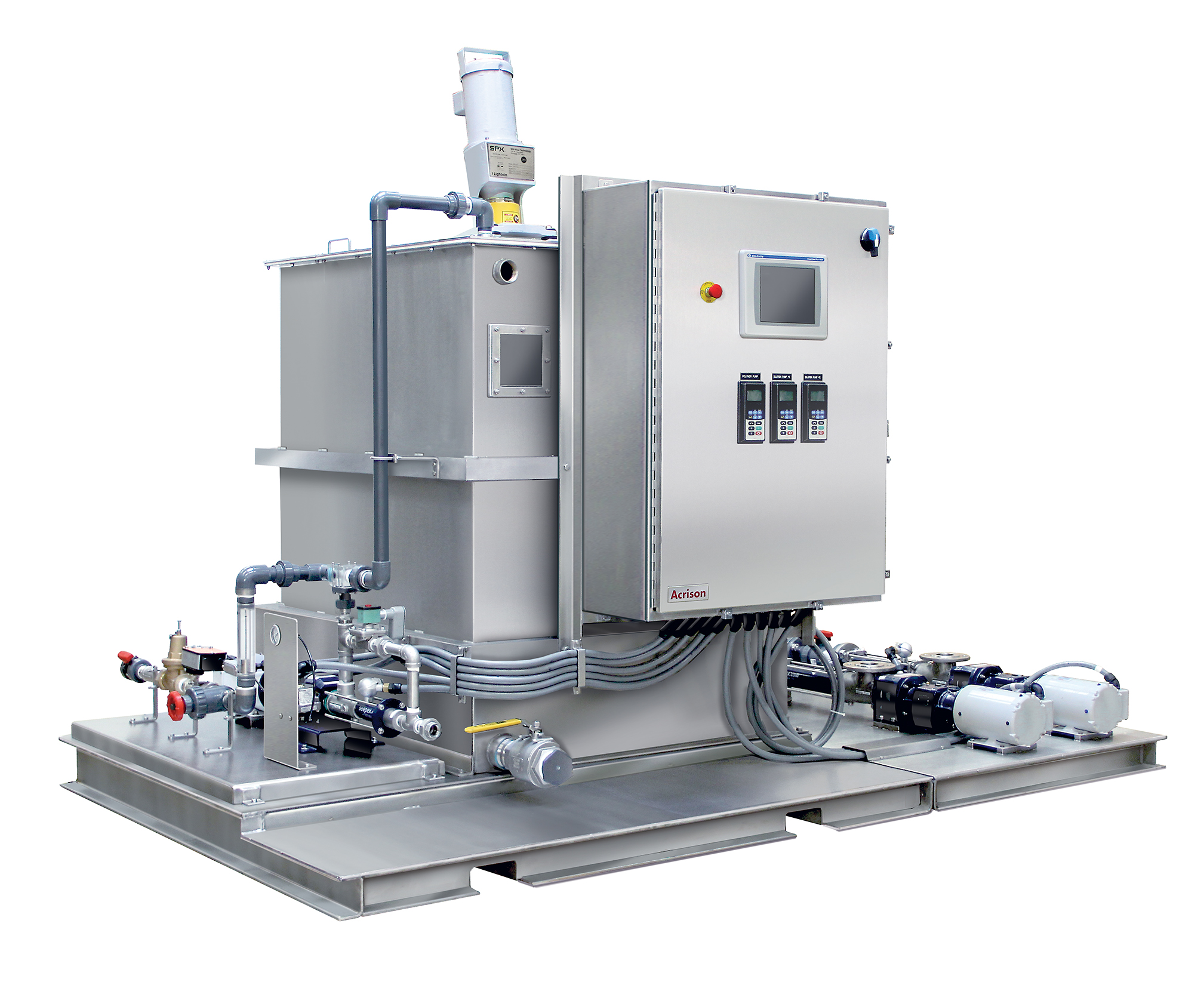 Liquid Polymner Blend Batch and Feed System